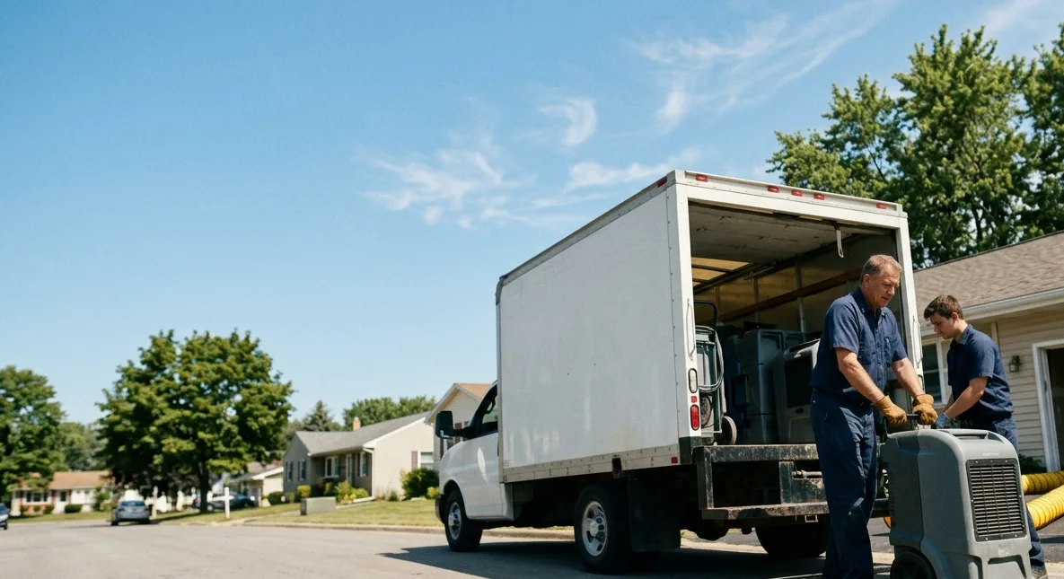 Water Damage Cleanup in Liberty Center, IN near me